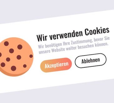 Cookie Banner im Internet