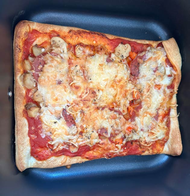 Pizza Heißluftfritteuse