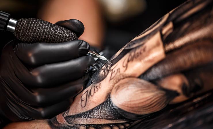 Sportpause nach dem Tattoo Termin