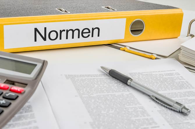 Wichtiger Normenkomplex zur Kontrolle
